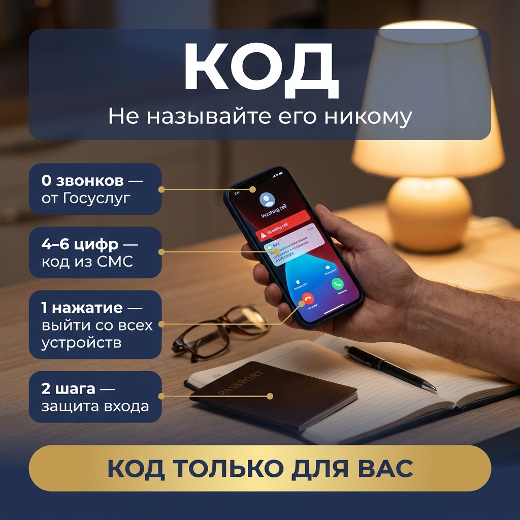 СМС от Госуслуг: как мошенники крадут доступ к кабинету