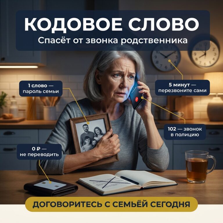 Мошенники звонят, что родственник в беде: кодовое слово