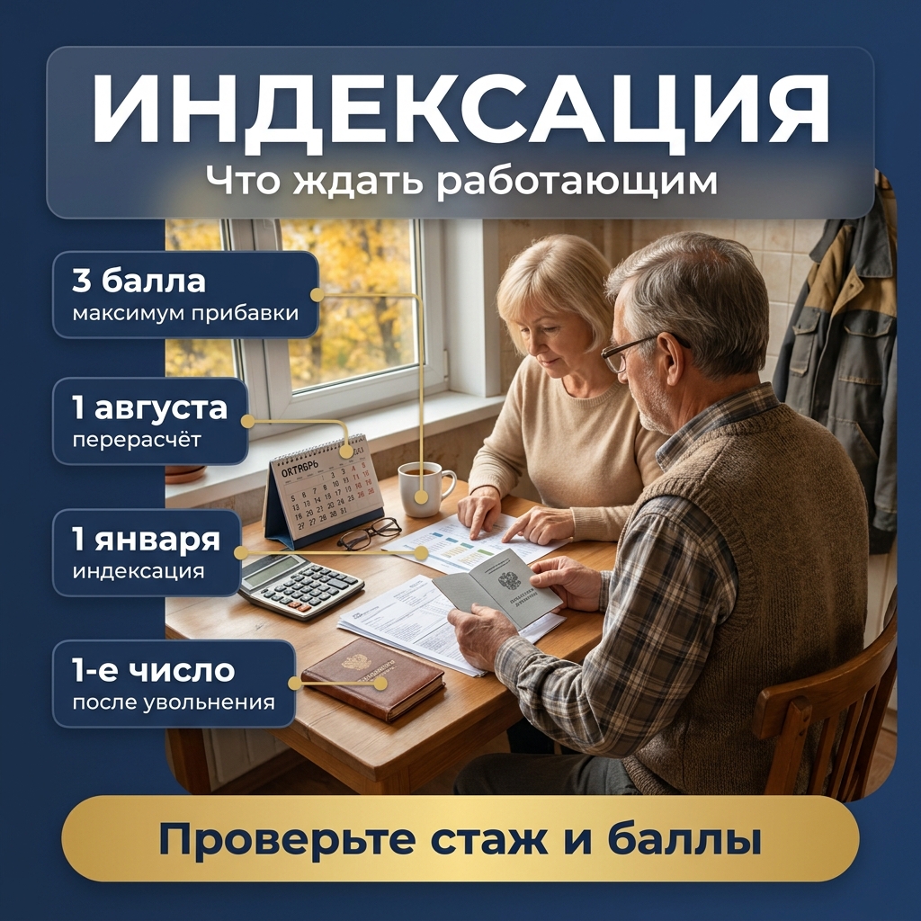 Индексация пенсии работающим пенсионерам: что ждать в 2026