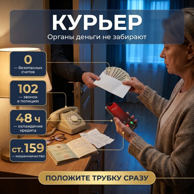 Мошенники и курьер за деньгами пенсионеров: где ловушка