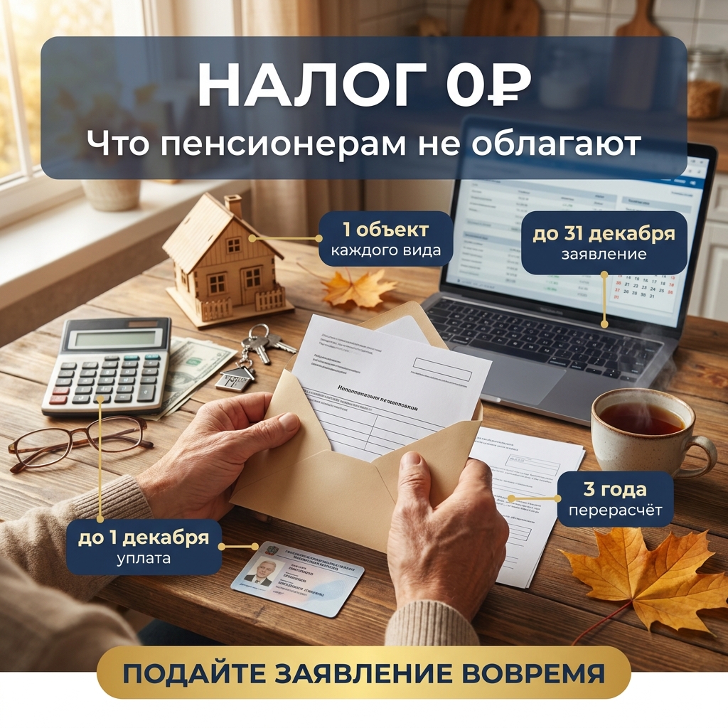 Льгота пенсионерам по налогу на имущество: что не облагают