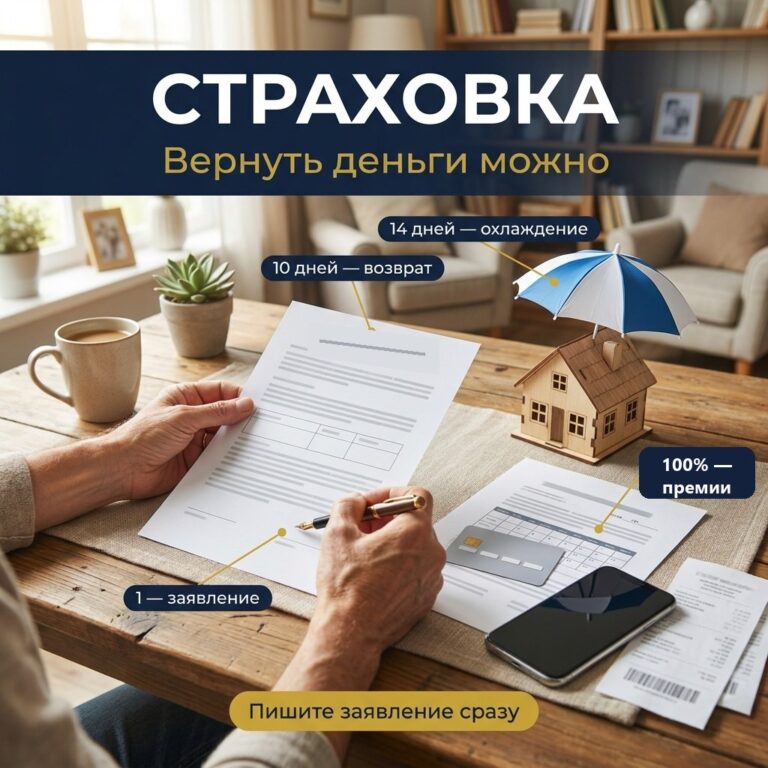 Навязали страховку при кредите: как вернуть деньги за 14 дней