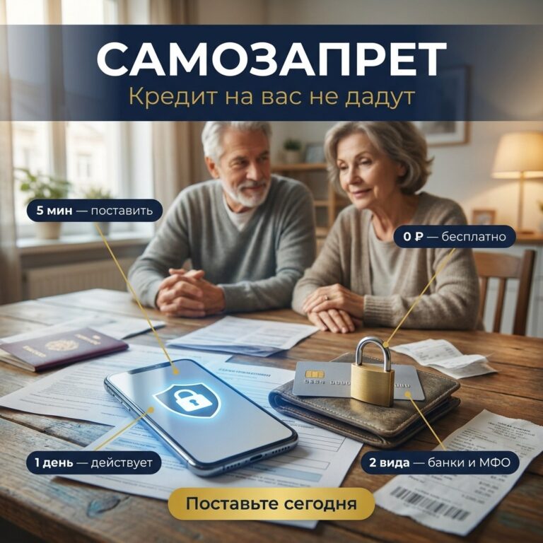 Самозапрет на кредиты: как поставить за 5 минут и зачем он нужен