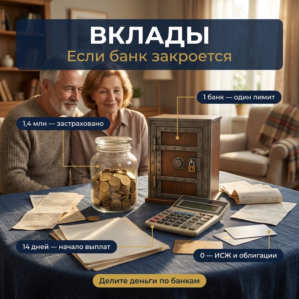 Банк закрылся: сколько вернёт государство и что не застраховано